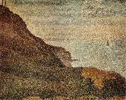 Georges Seurat The Landscape of Port en bessin USA oil painting artist